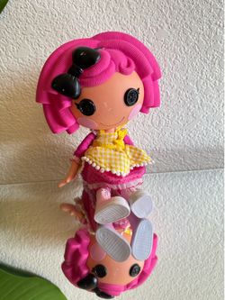 Large Lalaloopsy Doll – Pink Hair & Yellow Dress