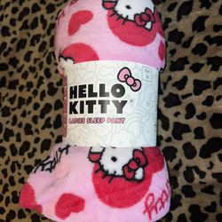 Hello Kitty Valentines Day Fleece Pajama Pants  