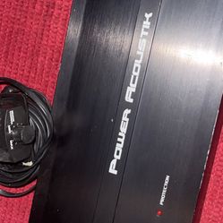 Power Acoustik RZR1-2500D 2500W Monoblock Class D Car Amplifier – 2-Ohm Stable, Remote Bass Control,