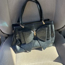 Crossi Black Bow Purse