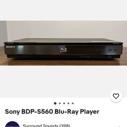 Sony Blu-ray Player