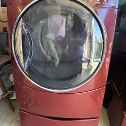 Kenmore Elite Maroon Washer & Dryer 