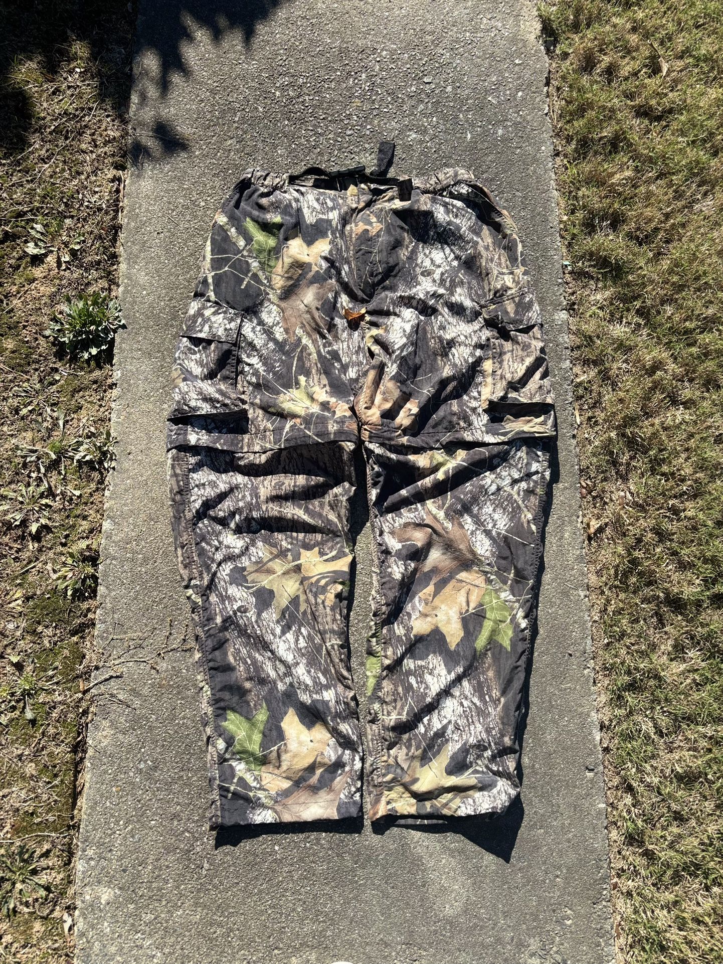 Redhead Y2K Mossy Oak Camouflage Cargo Baggy Pants Hunting Deer