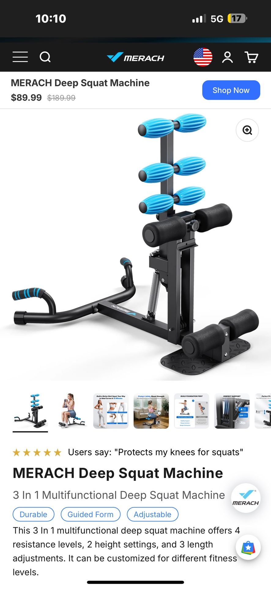 Merach Deep Squat Machine