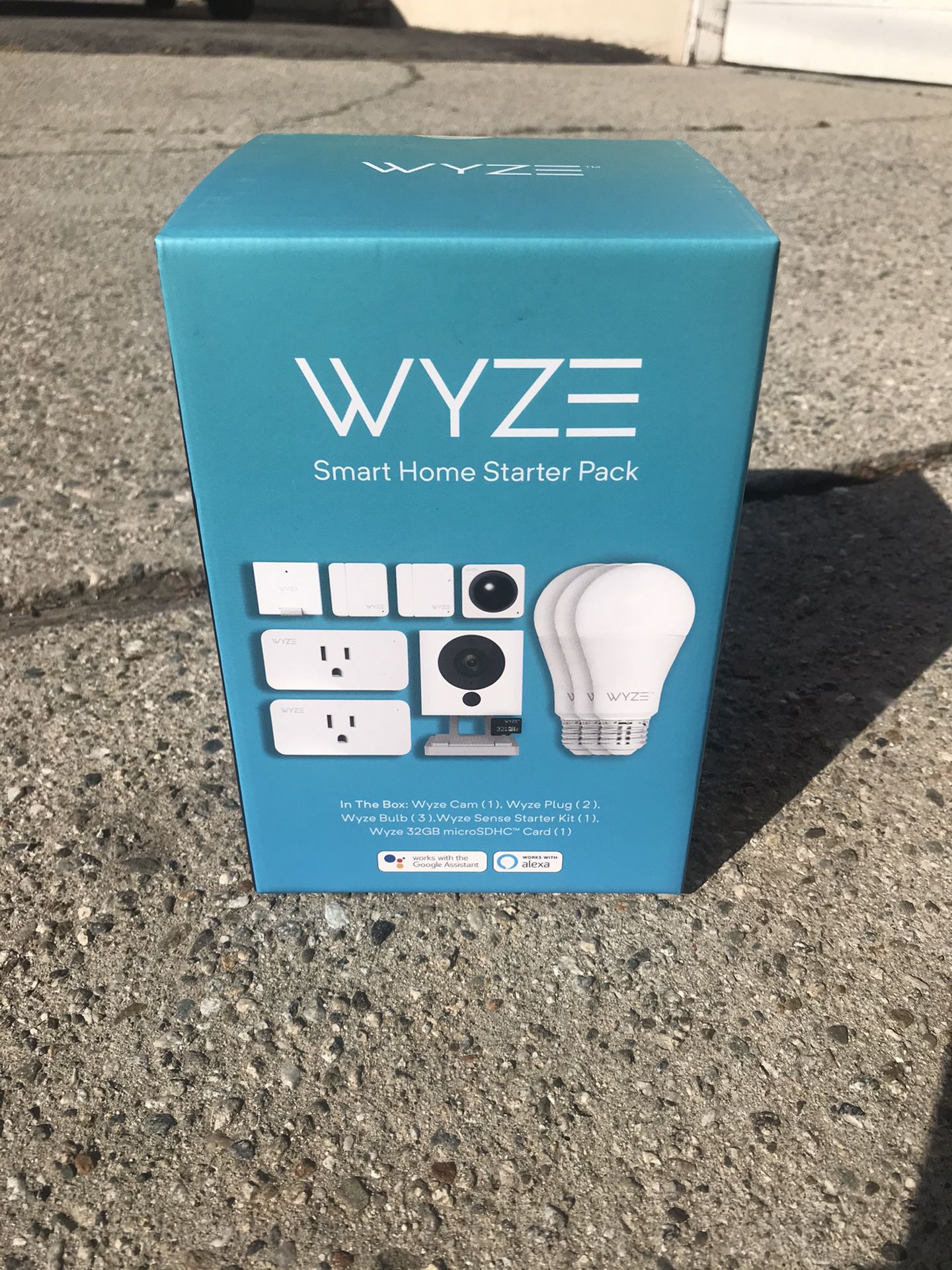 Wyze Camera Smart Home starter pack works with (google and Alexa)