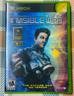 Deus Ex: Invisible War (Microsoft Xbox, 2003) CIB Tested/Works Fast Shipping T44