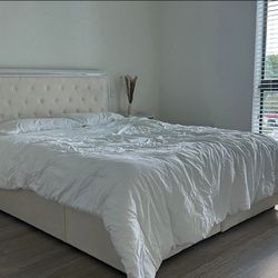 KING, LED, + STORAGE  Bed Frame