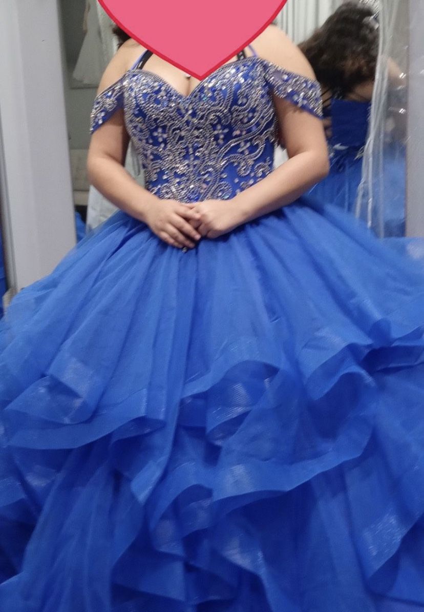 Quinceanera Dress, Royal Blue