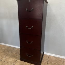 Wood Filing Cabinet