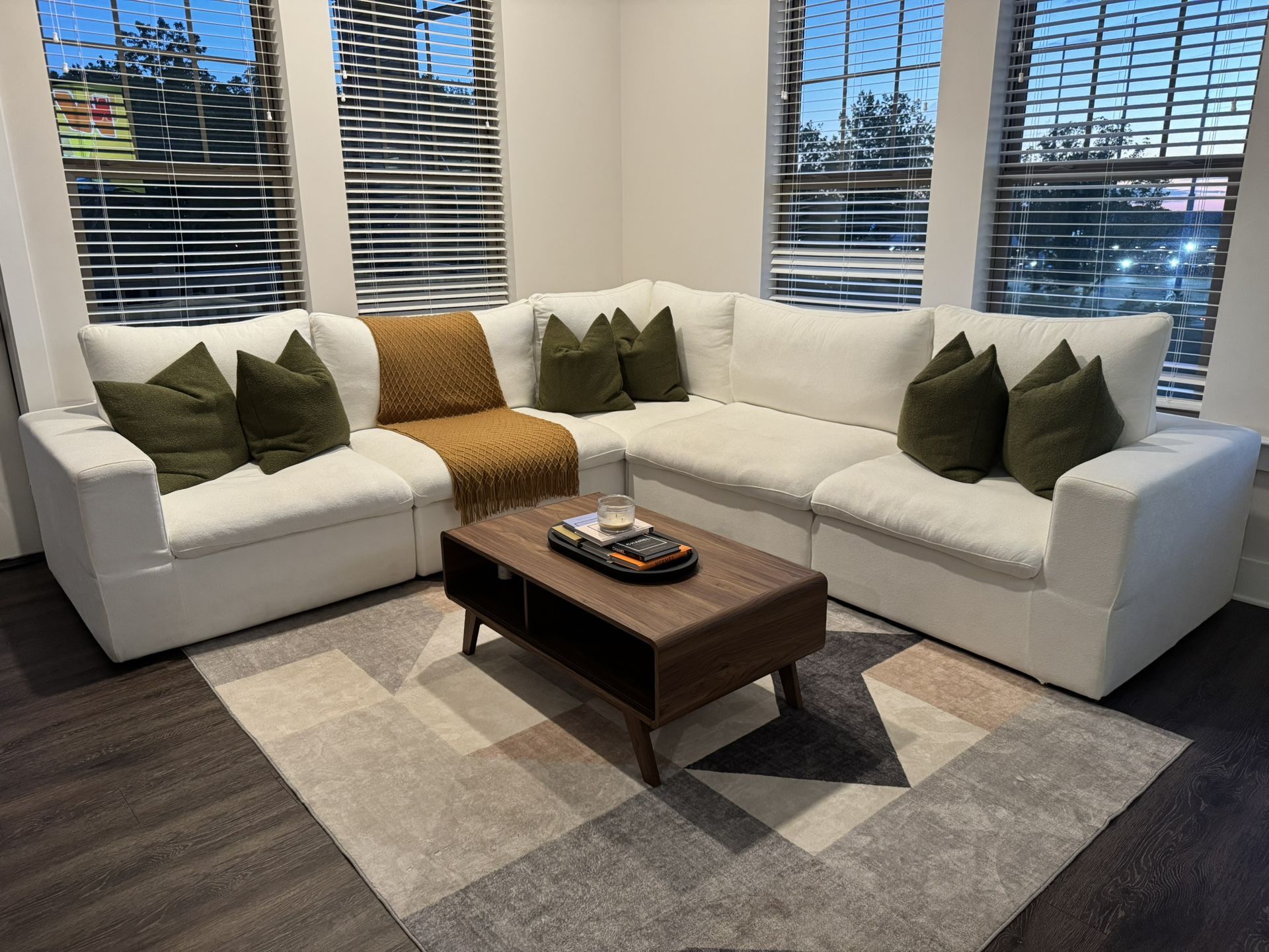 White Sectional Couch