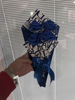 Flat flower bouquet