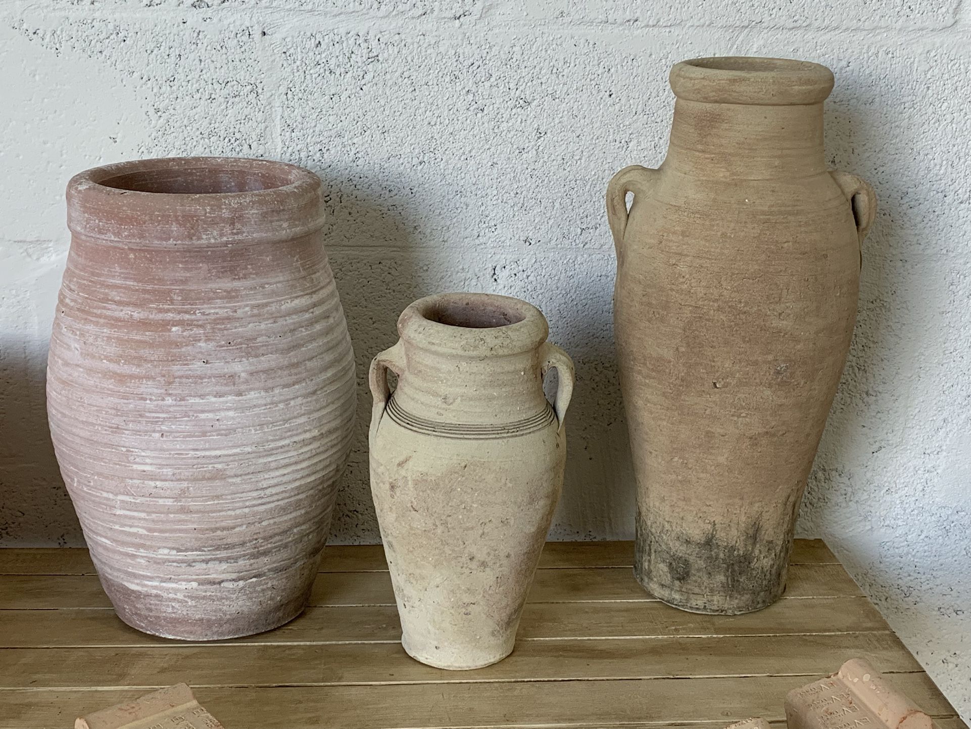 Vintage Handmade Clay Vessels