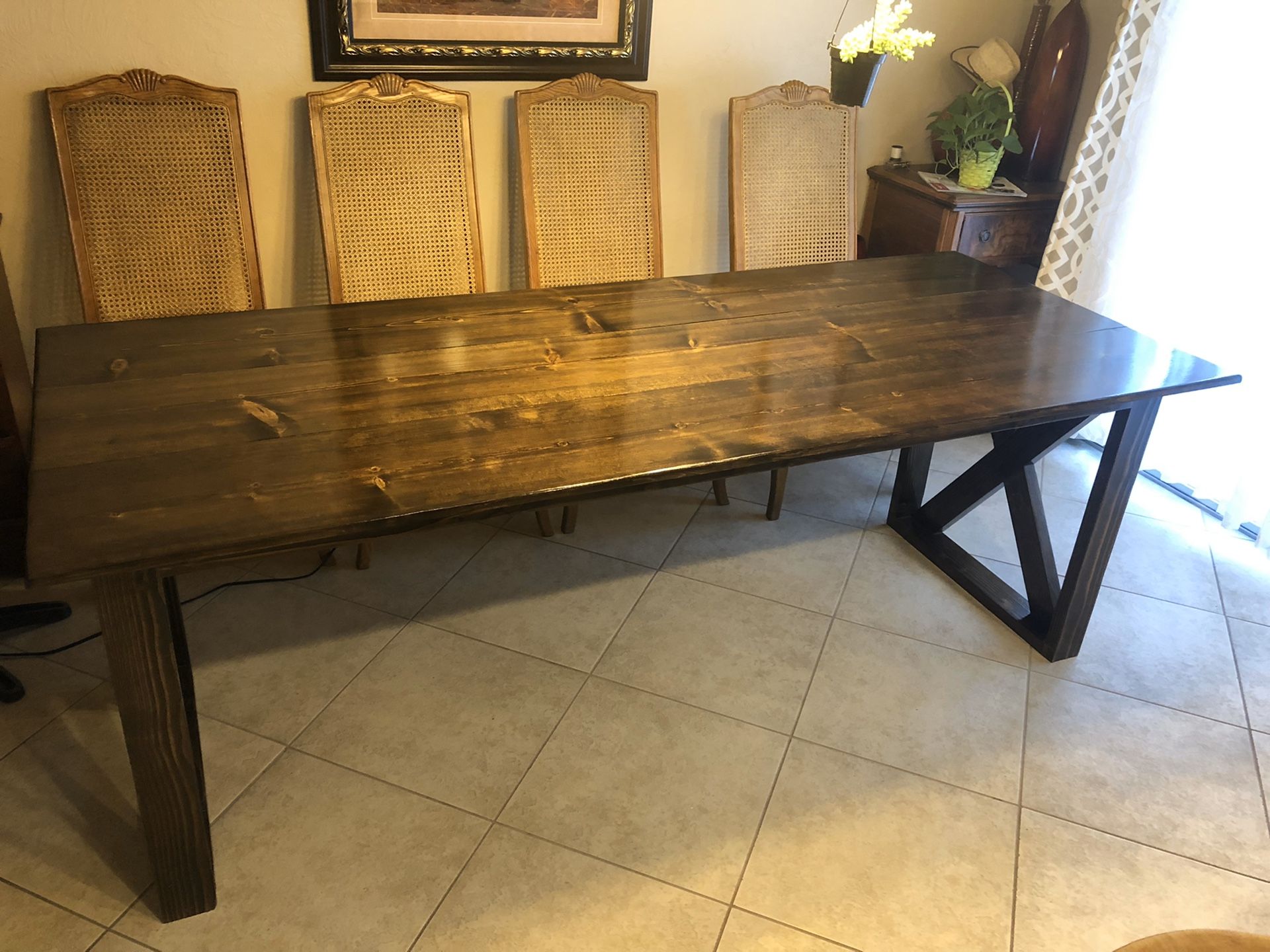 Dining table...custom made