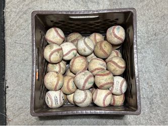 34 Leather Baseball Lot - Pitching Hitting Catching Training Practice