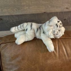 Stuffed White Leopard 