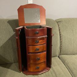 Jewelry Box Antique Tall
