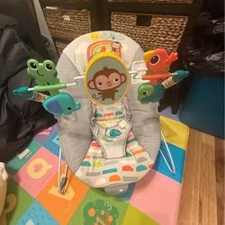 Bright Stars Playful Baby Bouncer Seat