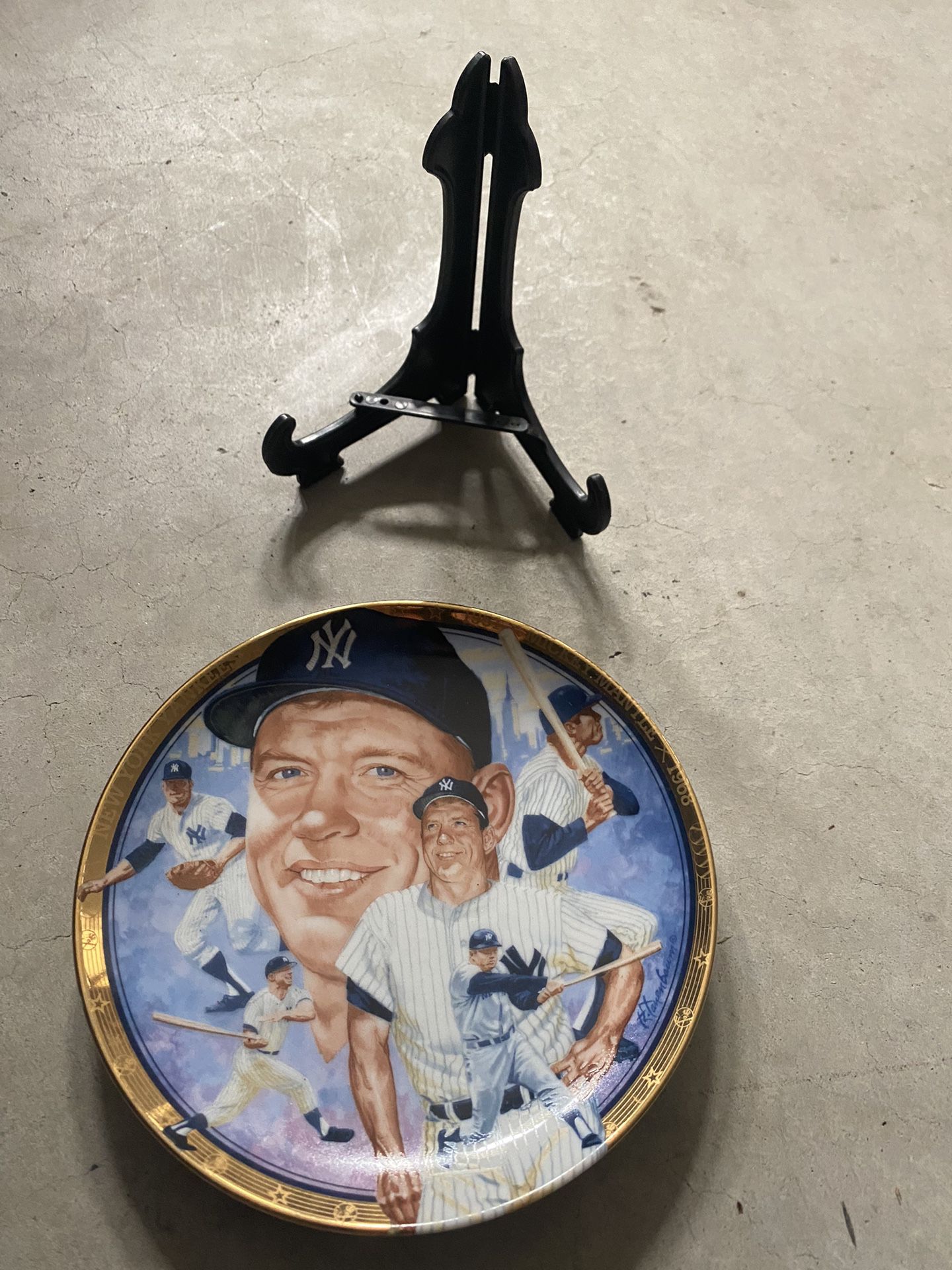 Mickey Mantle Collectors Plate