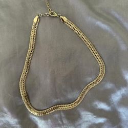 Classic golden Herringbone Chain‌