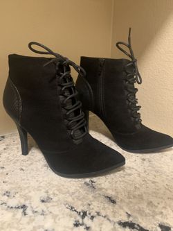 Black Heel Booties