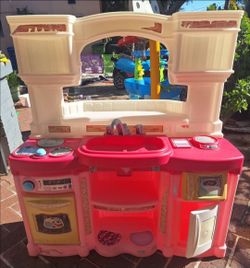 Atep2 Baby-toddler play kitchen $25
