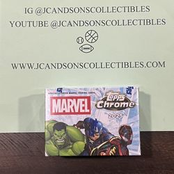 2025 Topps Marvel Chrome Factory Sealed Blaster Box - New / Sealed