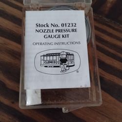 Clemco Nozzle Pressure Gauge Kit