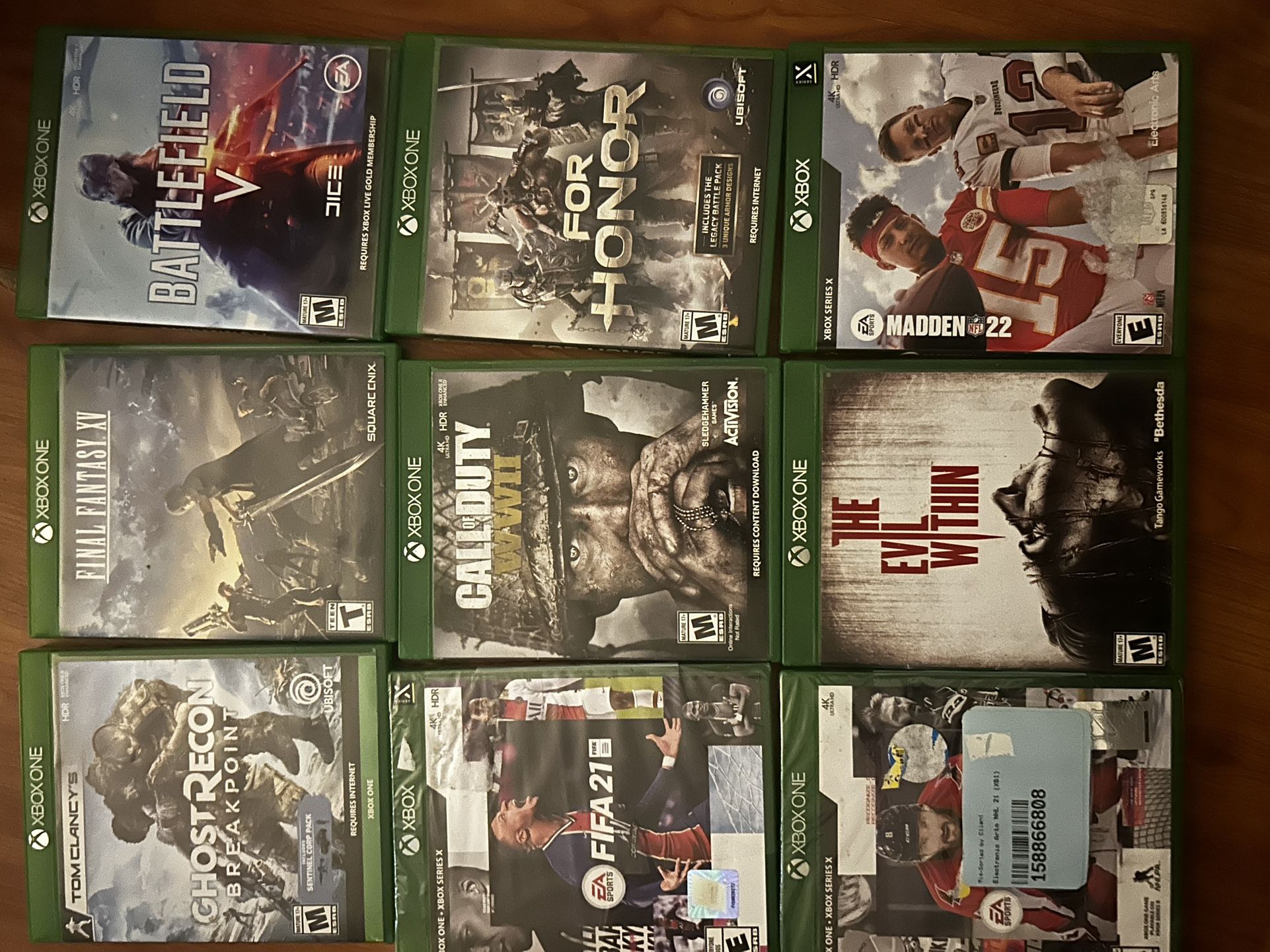 X BOX GAMES