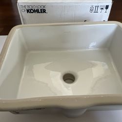 Kohler Verticyl Undermount Bathroom Sink in White Vitreous China 8189-0 