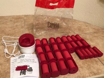 Caruso Professional Molecular Steam Hairsetter with 30 Rollers & Instructions