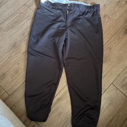 Intensity Softball Black Pants Adult Women Xl
