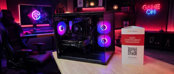 Clean Black RTX 5060 Gaming PC | Flexible Financing with $0 Down Options