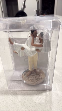 Just married cake topper