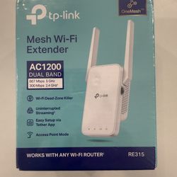 TP-Link AC1200 Mesh Wi-Fi Extender (RE315) – Brand New, Sealed
