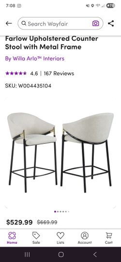 4 Barstools For Sale