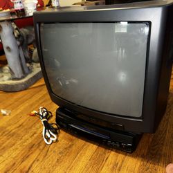 Admiral Tube TV  Panasonic Vhs Combo 