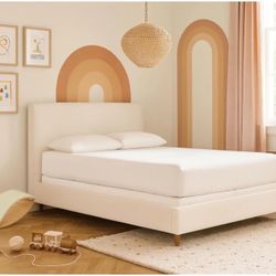 Living Spaces Full Bed Frame + Adjustable Base + Mattress