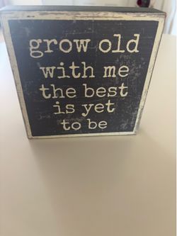Small wedding sign decor