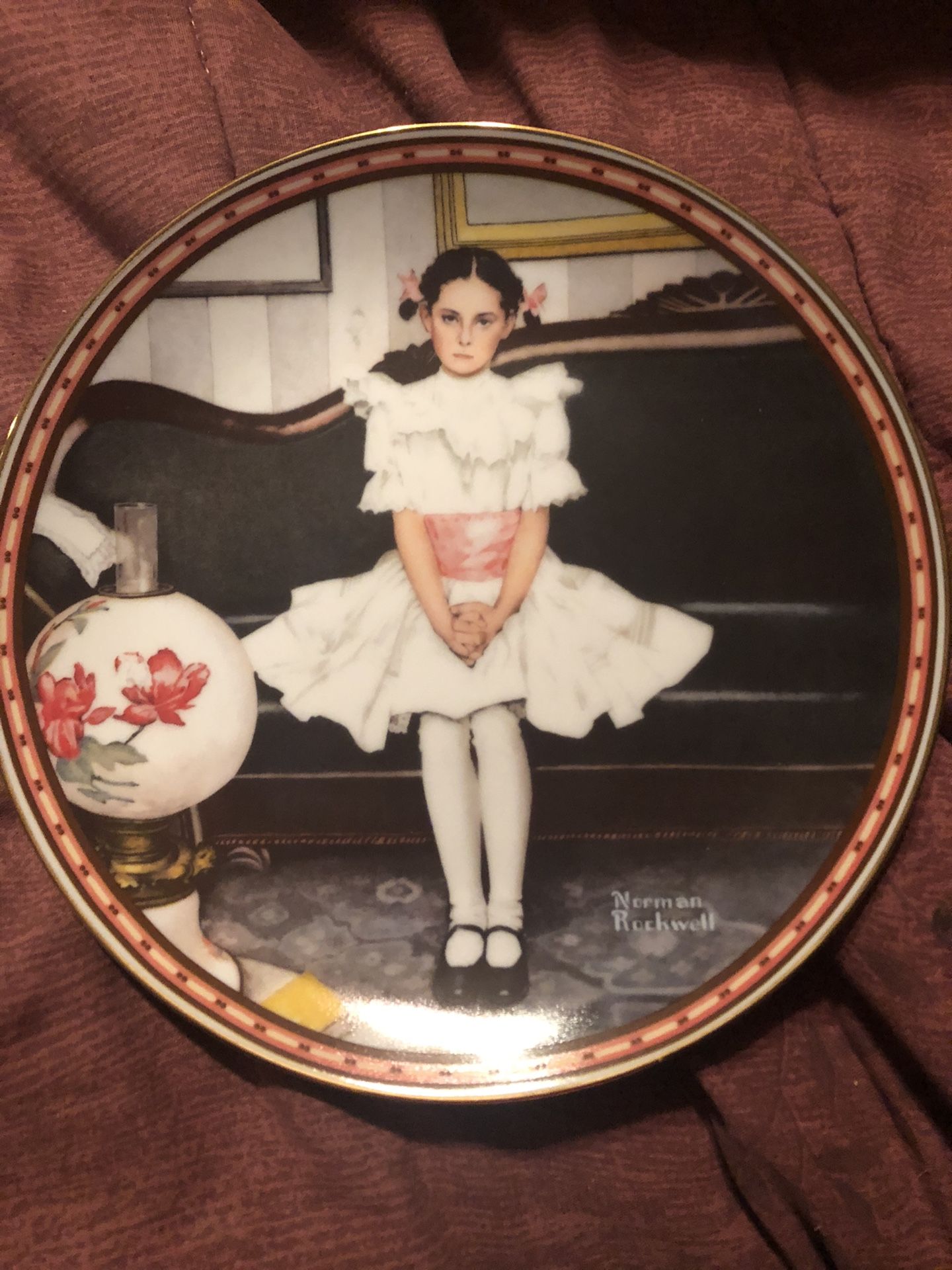 Norman Rockwell Plate