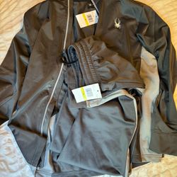 Spyder Men  Full Zip Jacket W/ Pants