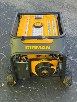 Firman Generator model H07553 Dual Fuel-Gas or Propane