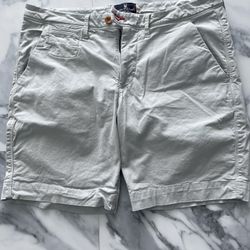 Psycho Bunny Chino Shorts Lt Gray Sz 36