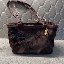 Coach Bag With Dust Cover Bag