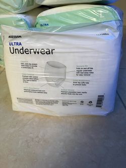 McKesson Brand Adult Unisex Ultra Pull-on Underwear Large - NEW