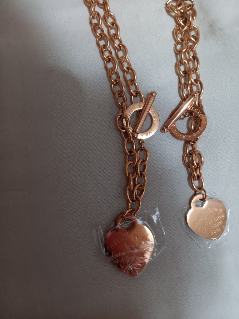 Tiffany And Co Bracelet And Necklace