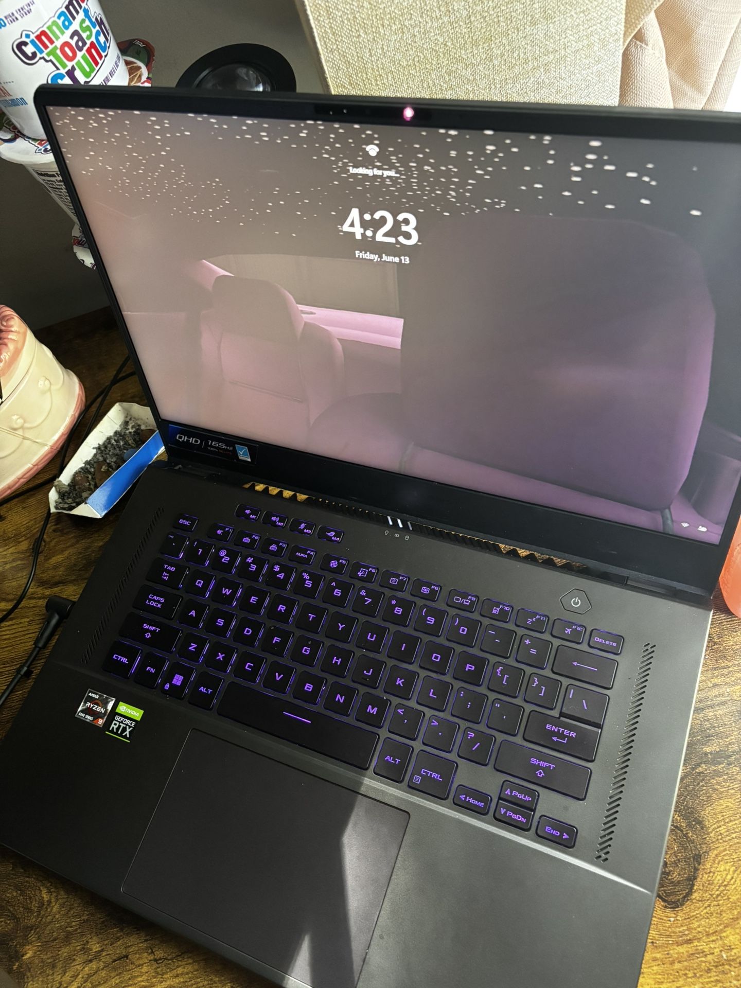 ASUS ROG Zephyrus G15 Gaming Laptop, 15.6" 165Hz QHD Screen, AMD Ryzen 9 5900HS, NVIDIA GeForce RTX