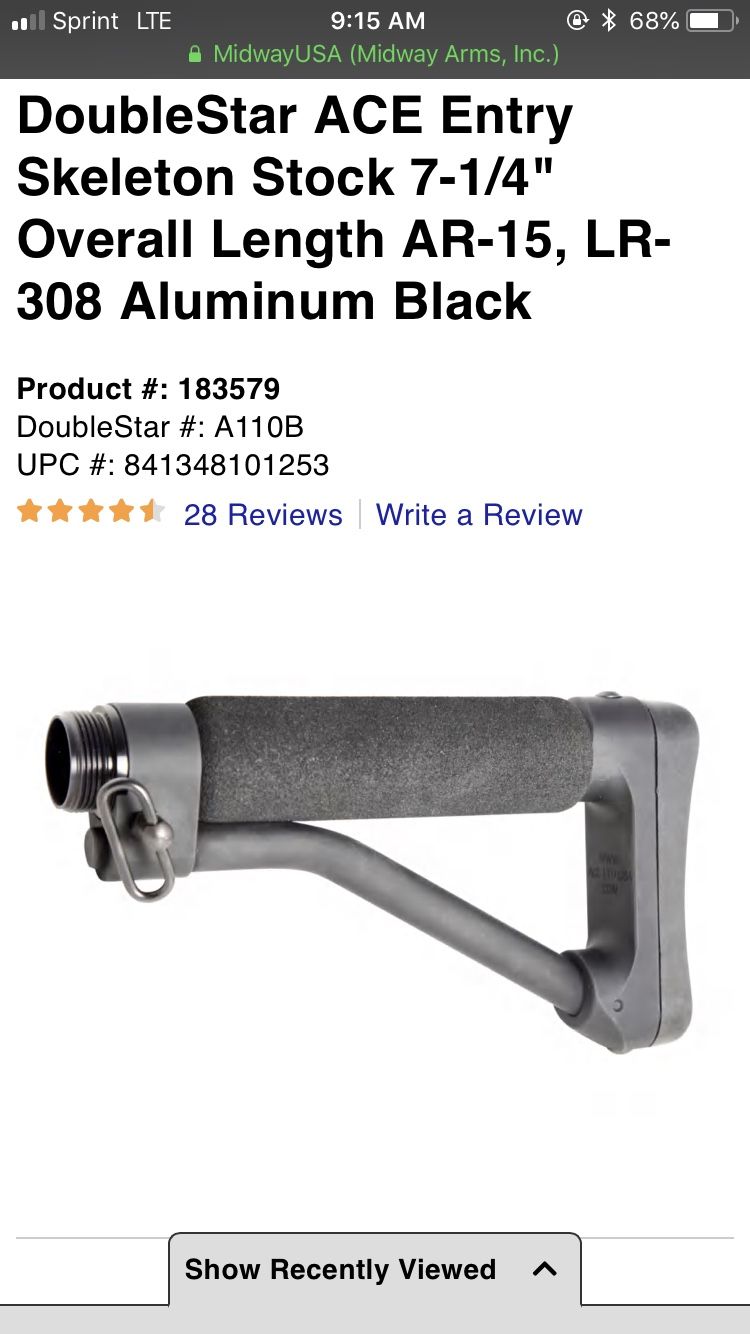Ar15 stock / Double star ace stock
