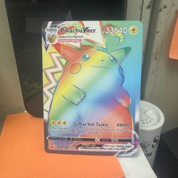 Pokemon Vivid Voltage Pikachu VMax Rainbow Secret