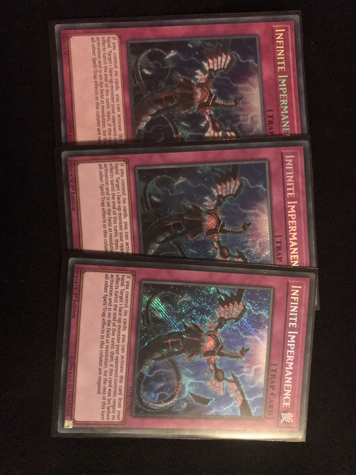 Infinite impermanence Yugioh card