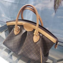 Rioni Italian Signature Handbag – Brown Monogram